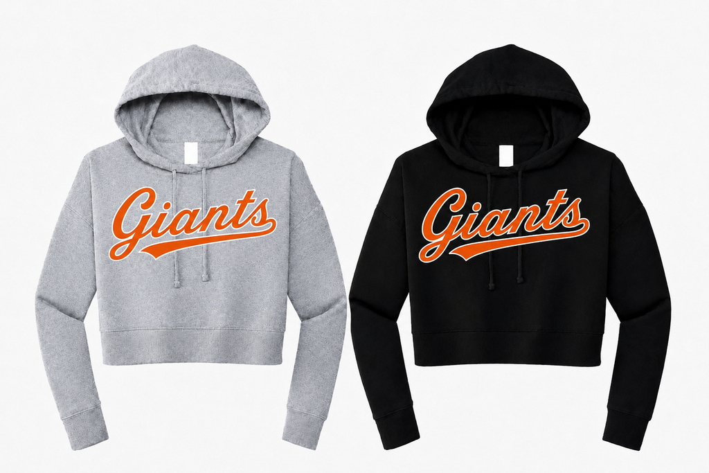 Giants Women's Crop Hoodie
