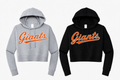 Giants Women's Crop Hoodie