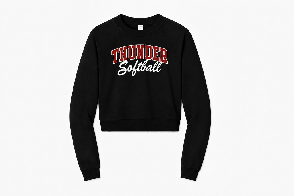 Thunder Softball- (Script Logo) Women's Sweatshirt