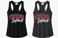 Thunder Softball- (Script Logo) Sport-Tek® Women's PosiCharge® Competitor™ Racerback Tank- Black or Gray