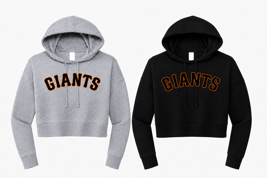 Giants Women's Crop Hoodie