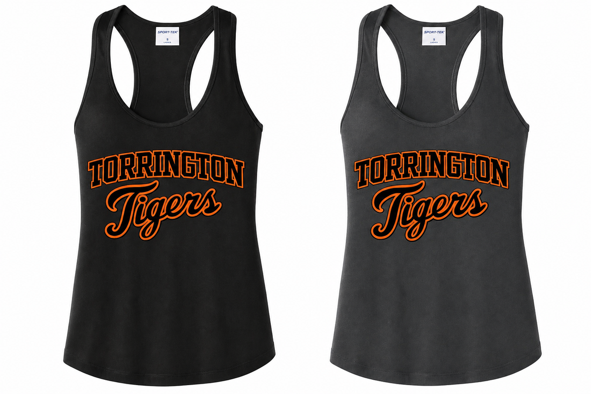 Tigers Sport-Tek® Women's PosiCharge® Competitor™ Racerback Tank- Black or Gray