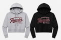 Torrington Thunder Softball- Women's Crop Hoodie