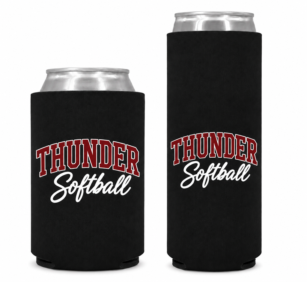 Thunder Softball Can Koozies