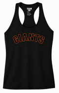 Giants Women's Zone Team 365 Performance Racerback Tank - Black