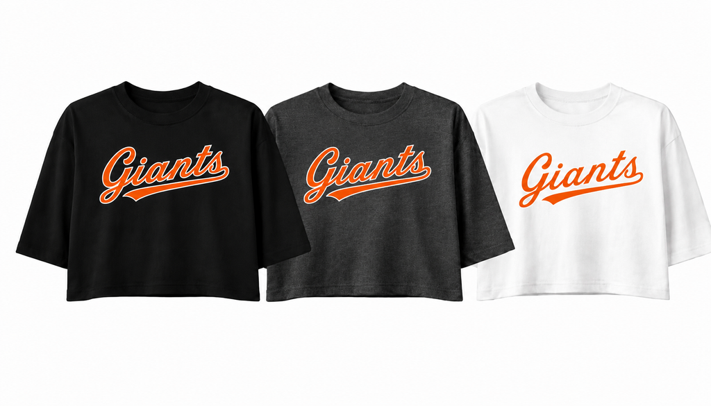 Giants Women's Boxy Crop