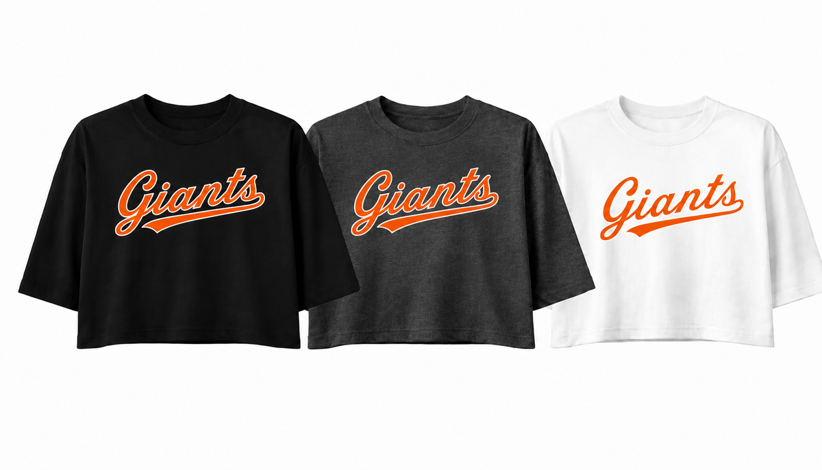Giants Women's Boxy Crop