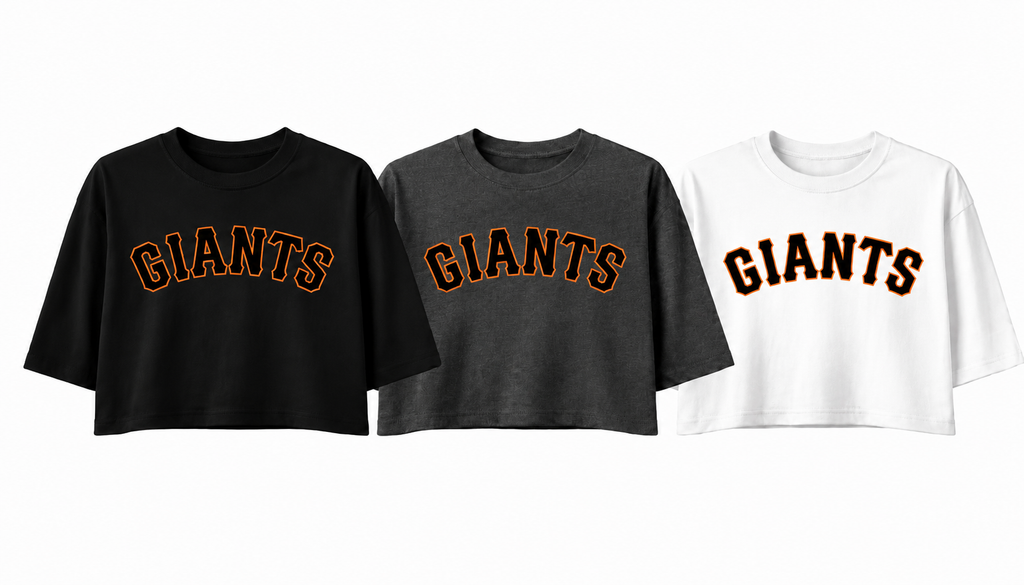 Giants Women's Boxy Crop