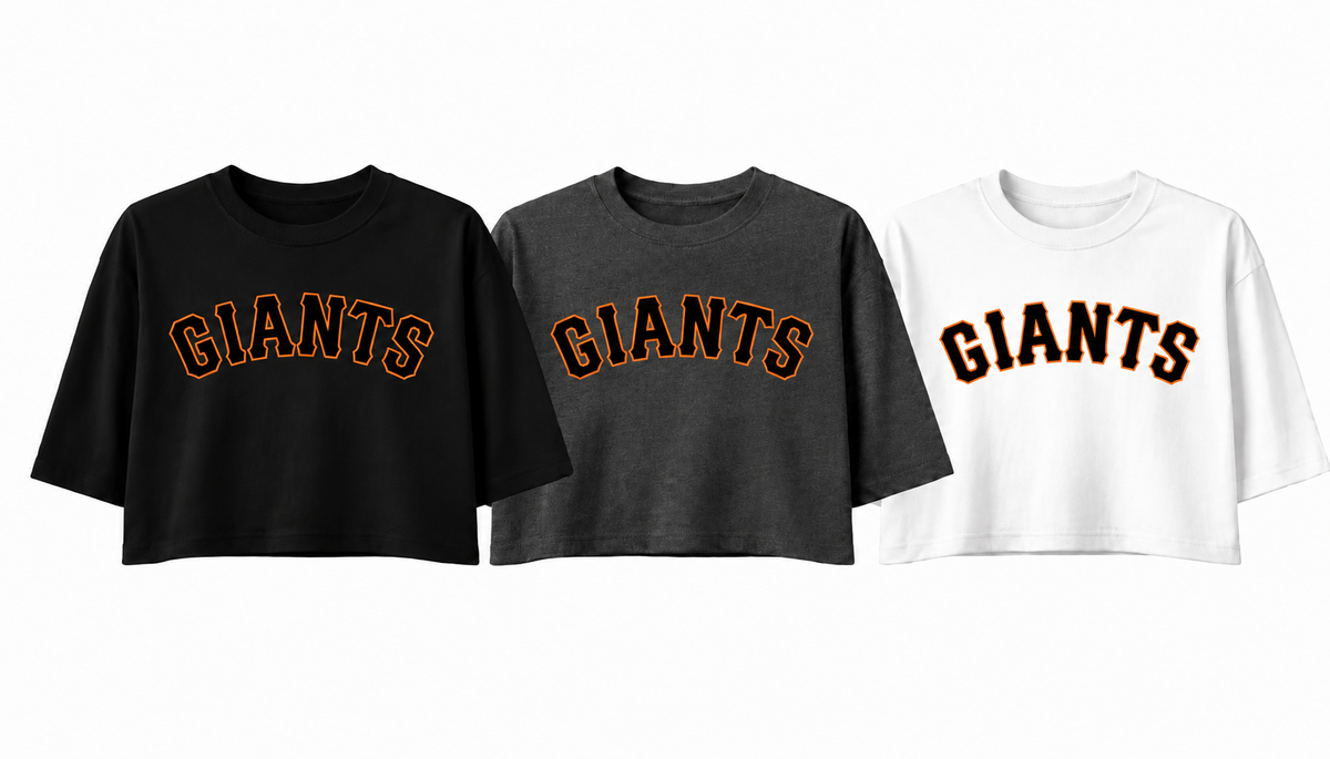 Giants Women's Boxy Crop