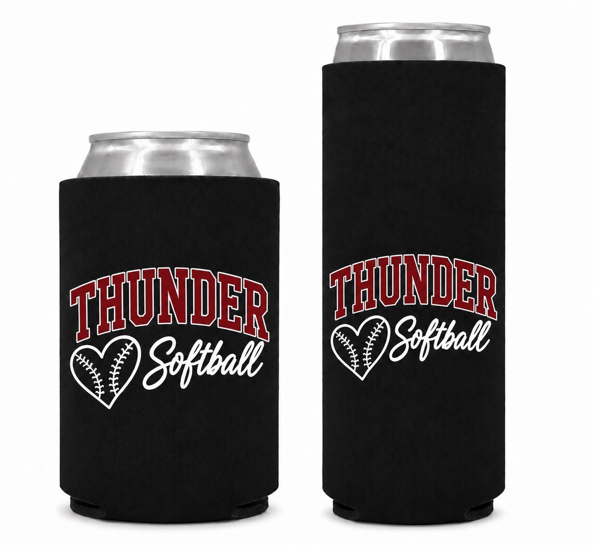 Thunder Softball Can Koozies