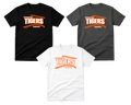 Torrington Tigers Baseball Stitch T-Shirt (White Text)